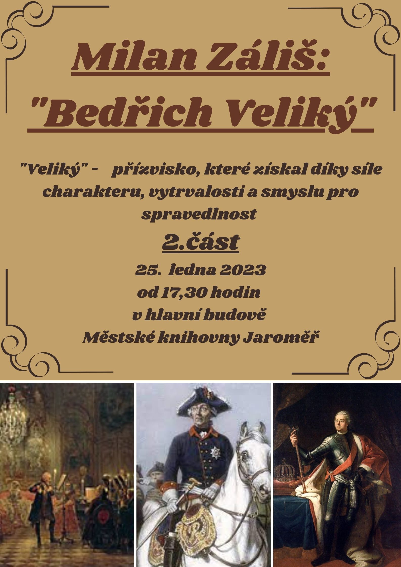 Milan Záliš: „Bedřich Veliký“ – 2. část