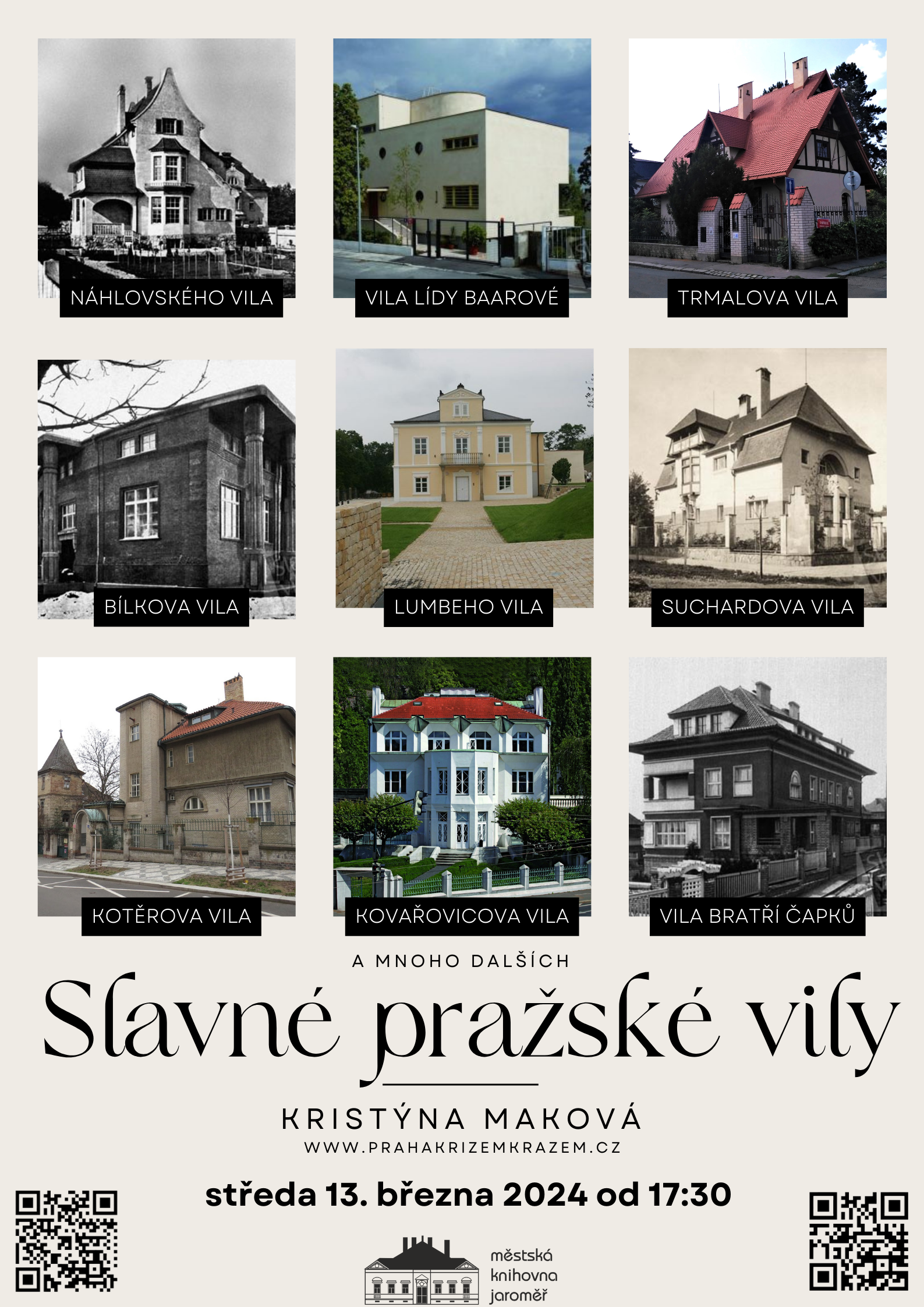 Kristýna Maková – Slavné pražské vily